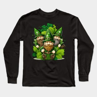 Gnomes St. Patrick's Day Long Sleeve T-Shirt